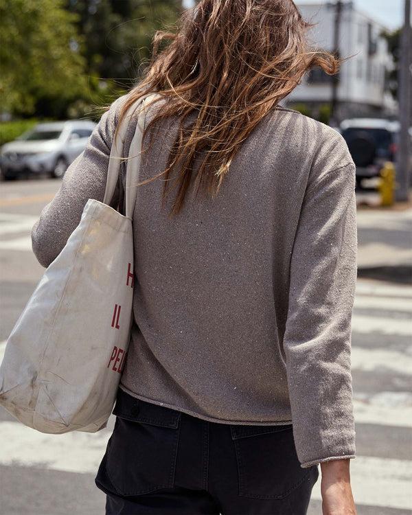 Outerknown Crescent Knit Boatneck Top Savannah