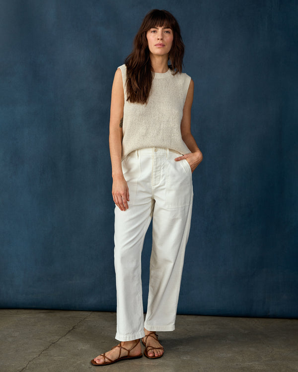 Outerknown Crescent Knit Tank Moonlight