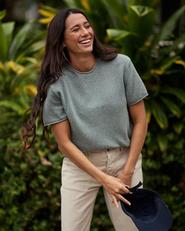 Outerknown Crescent Knit Top Off Duty Drab