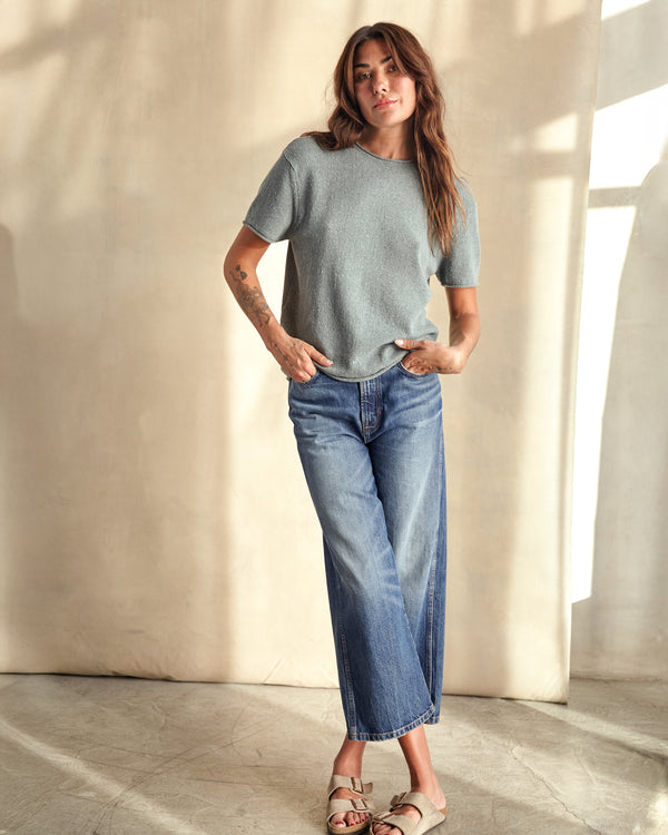 Outerknown Crescent Knit Top Off Duty Drab