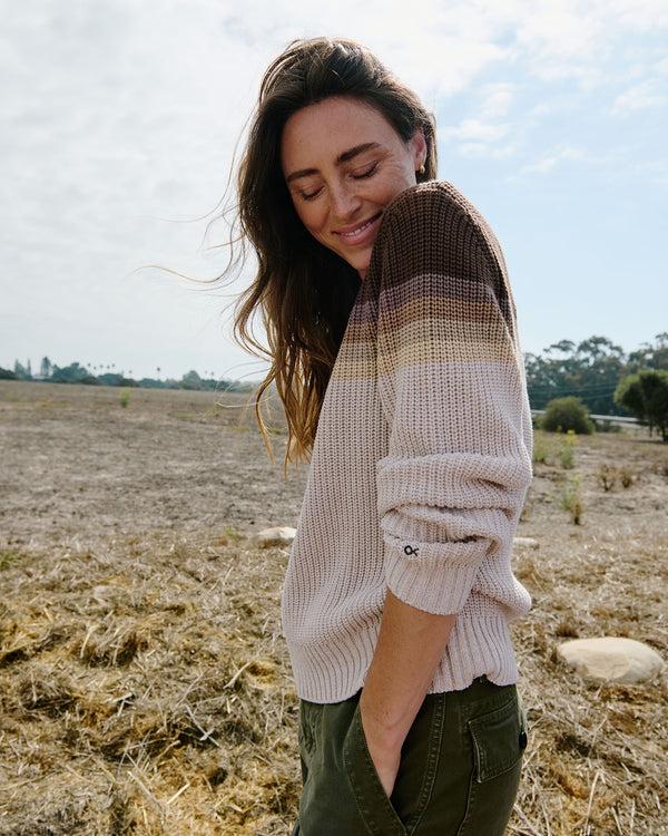 Outerknown Earthbow Sweater OK Bronze Rainbow
