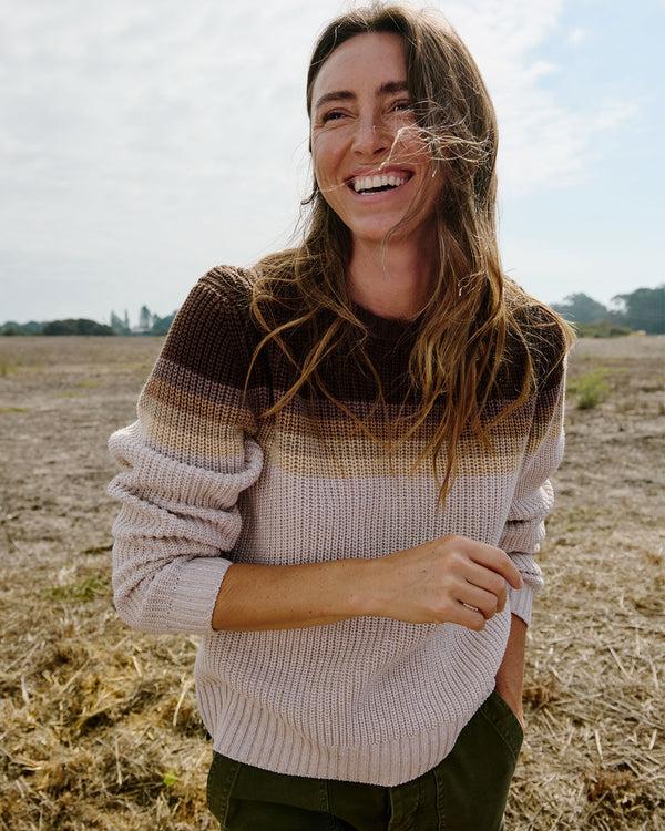 Outerknown Earthbow Sweater OK Bronze Rainbow