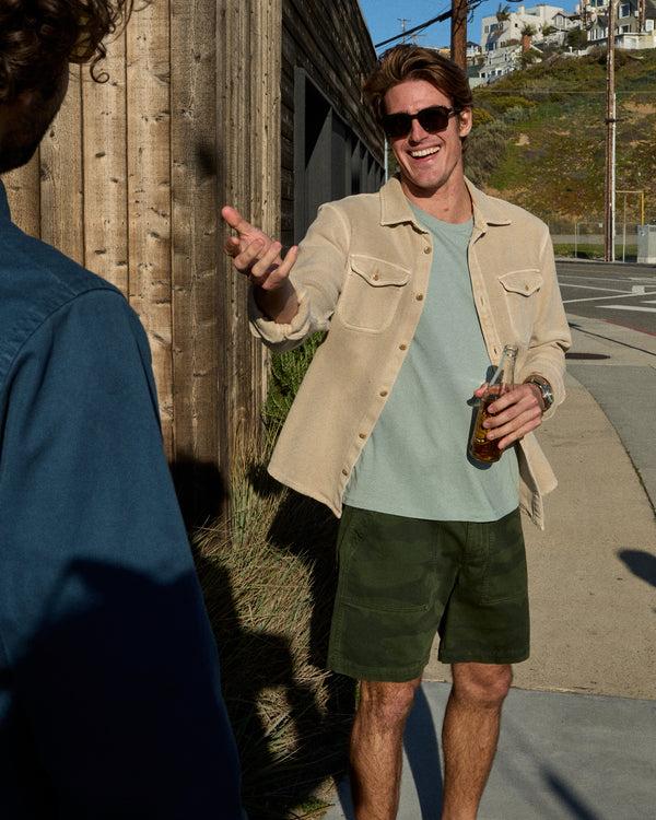 Outerknown Groovy Pocket Tee Basil