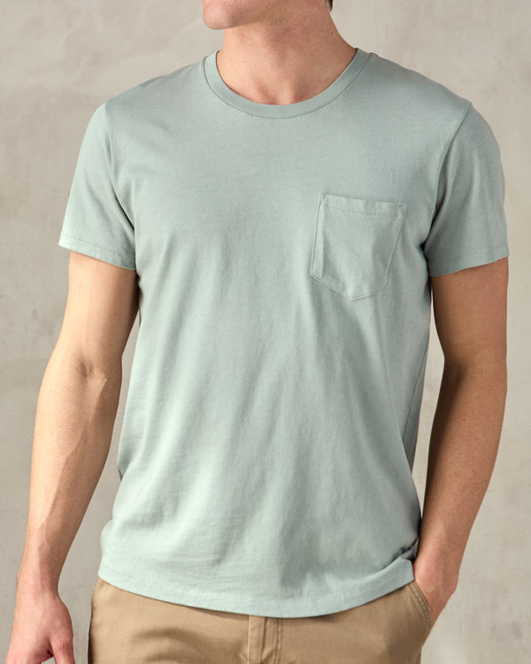 Outerknown Groovy Pocket Tee Basil