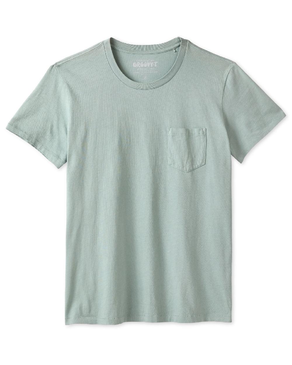 outerknown Groovy Pocket Tee Basil