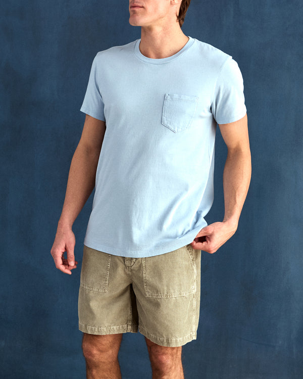 Outerknown Groovy Pocket Tee Sky Ride