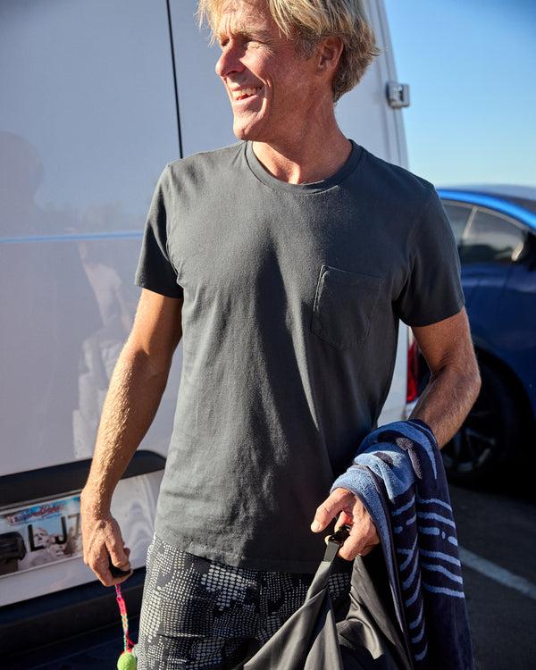 Outerknown Groovy Pocket Tee True Black