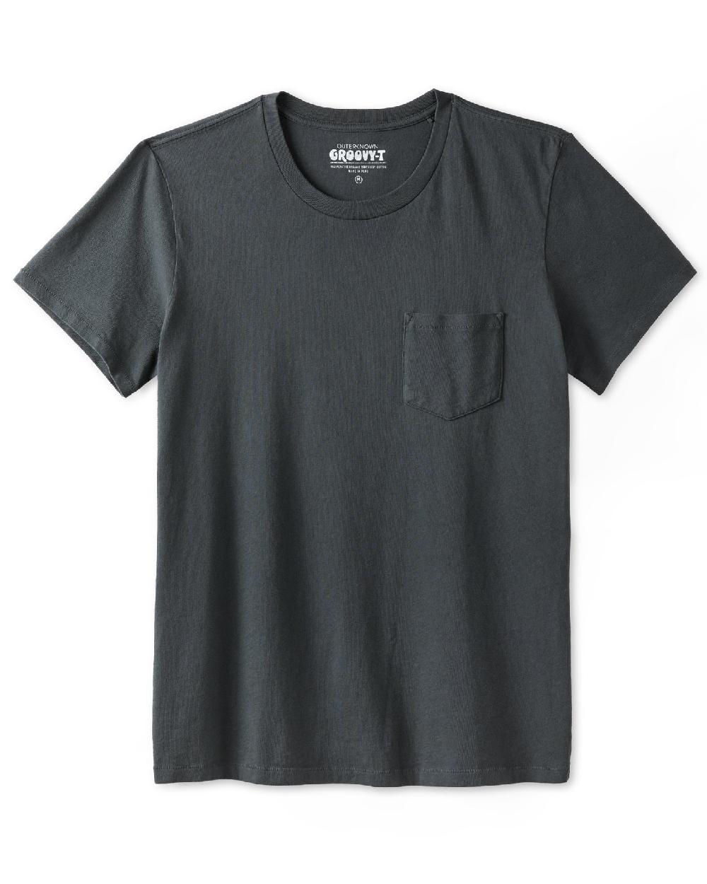 outerknown Groovy Pocket Tee True Black