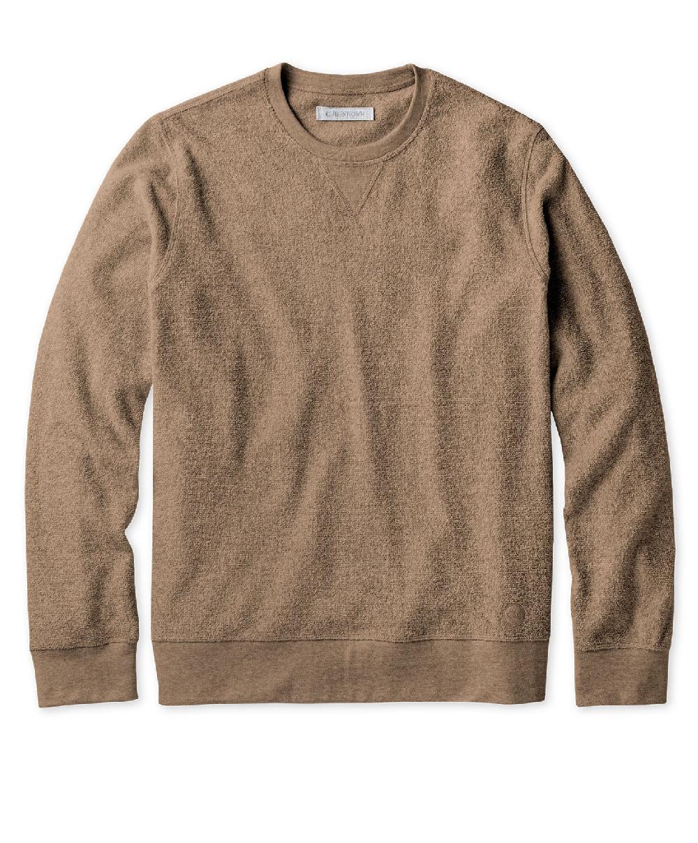 outerknown Hightide Crew Heather Coconut