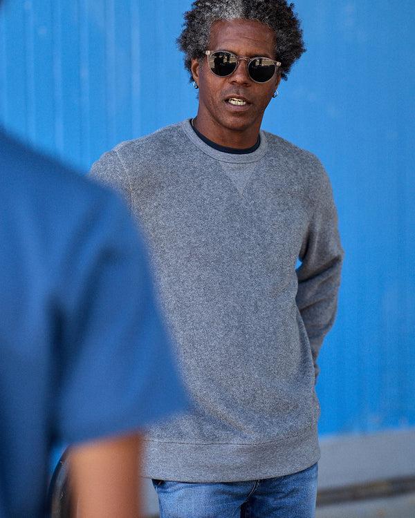 Outerknown Hightide Crew Mid Heather Grey