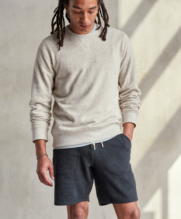 Outerknown Hightide Crew Oatmeal Heather