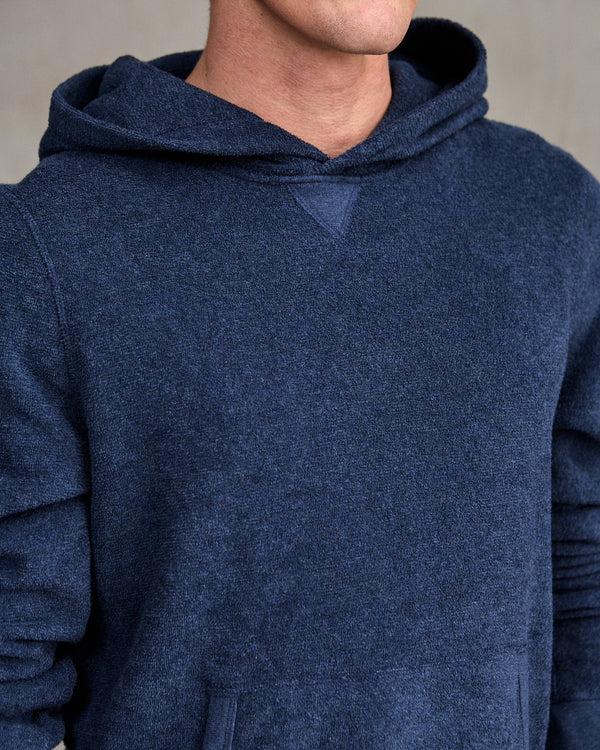 Outerknown Hightide Pullover Hoodie Heather Indigo