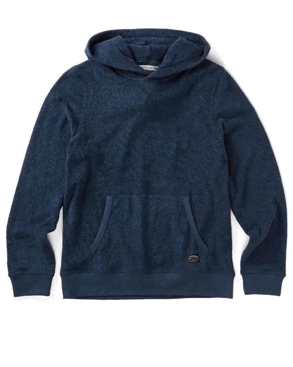 outerknown Hightide Pullover Hoodie Heather Indigo