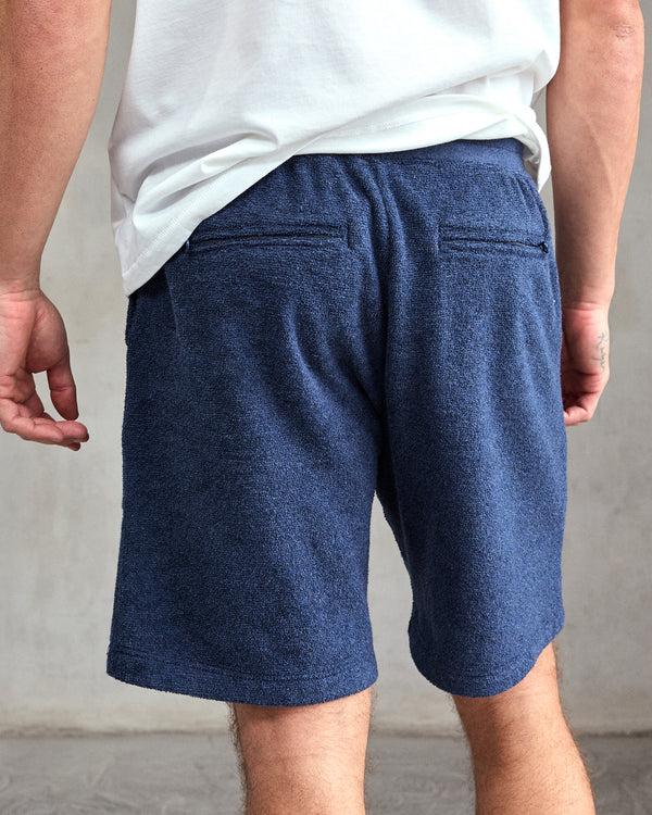 Outerknown Hightide Sweatshorts Heather Indigo