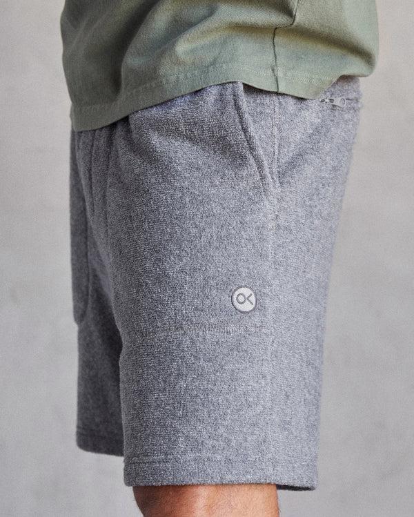 Outerknown Hightide Sweatshorts Mid Heather Grey