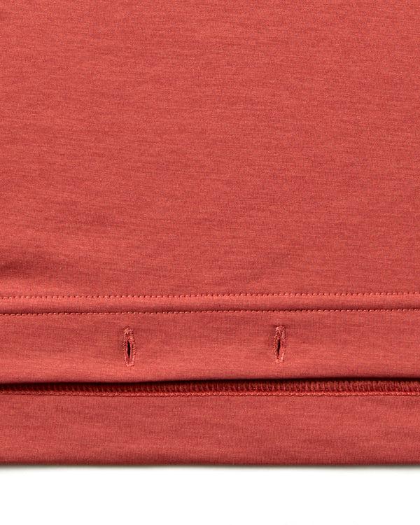 Outerknown Hooded Sun Shirt Mineral Red