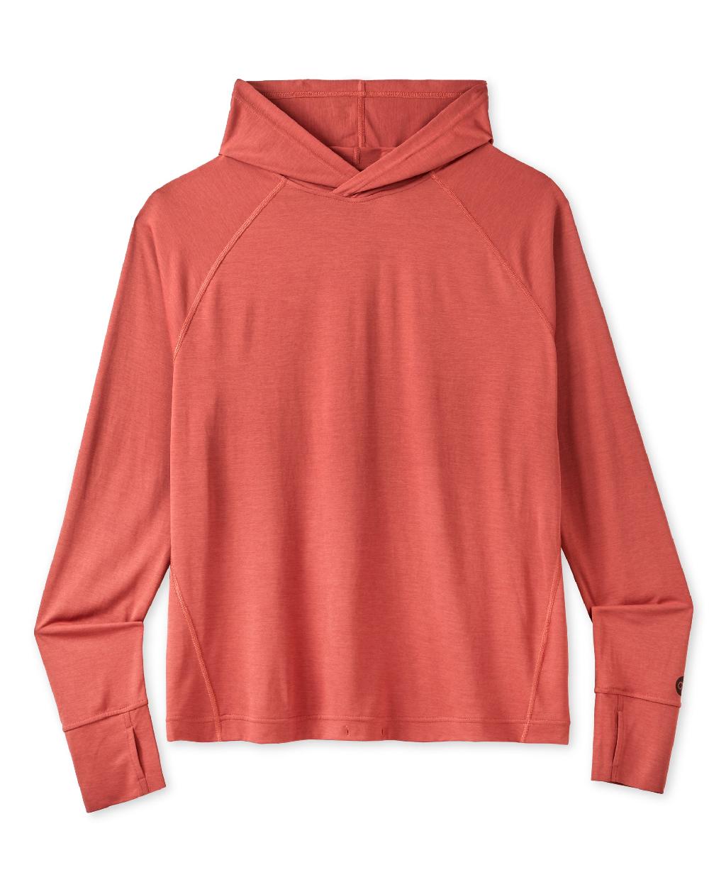 outerknown Hooded Sun Shirt Mineral Red