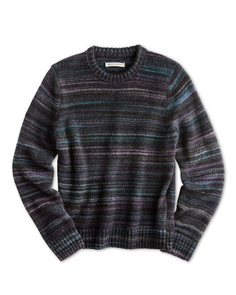 outerknown Horizon Sweater Sea and Moon Stripe