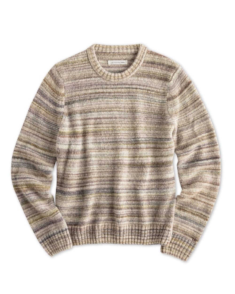 outerknown Horizon Sweater Sea and Sand Stripe