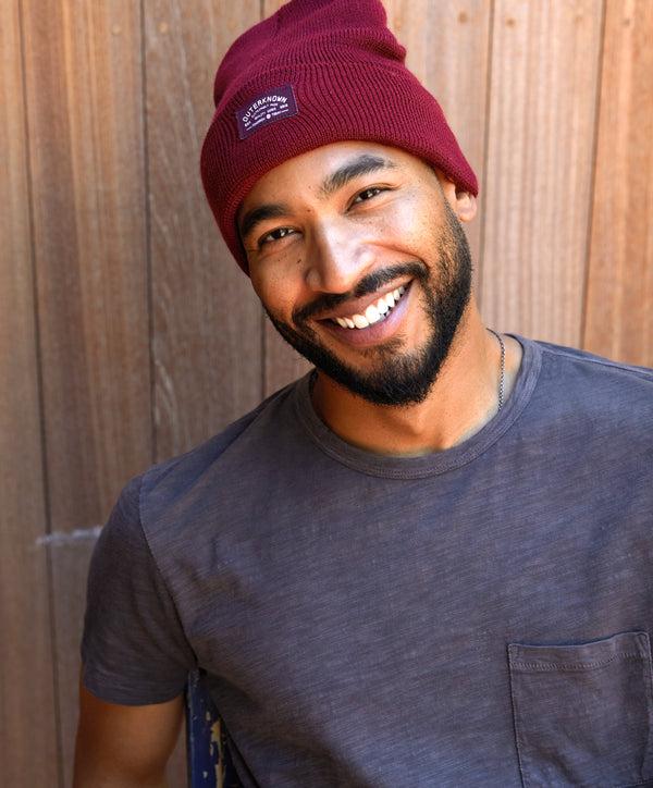 Outerknown Industrial Outerknown Tall Beanie Wine