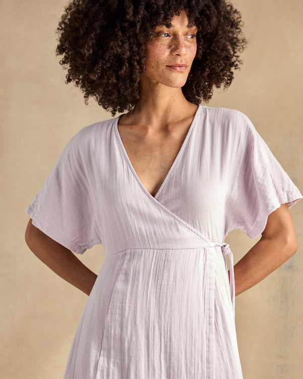 Outerknown Luna Wrap Dress Daybreak