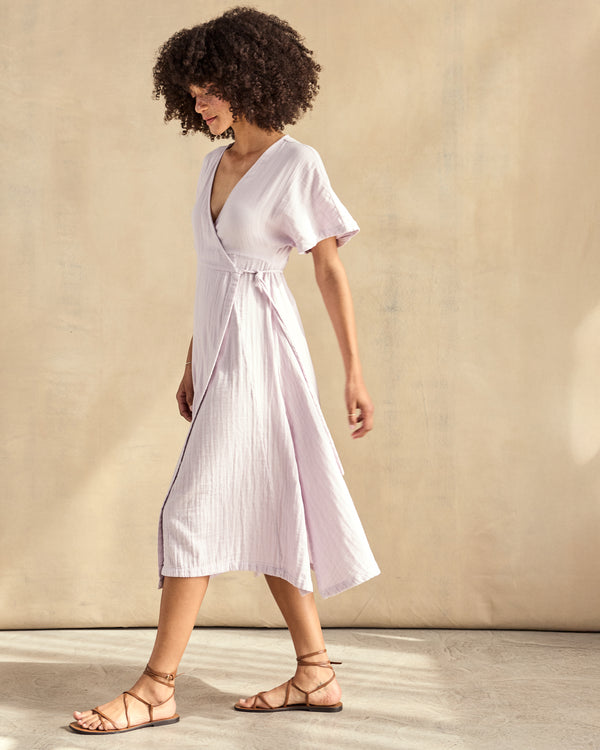 Outerknown Luna Wrap Dress Daybreak