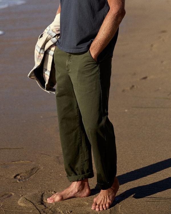 Outerknown Nomad Baggy Chino Black Olive