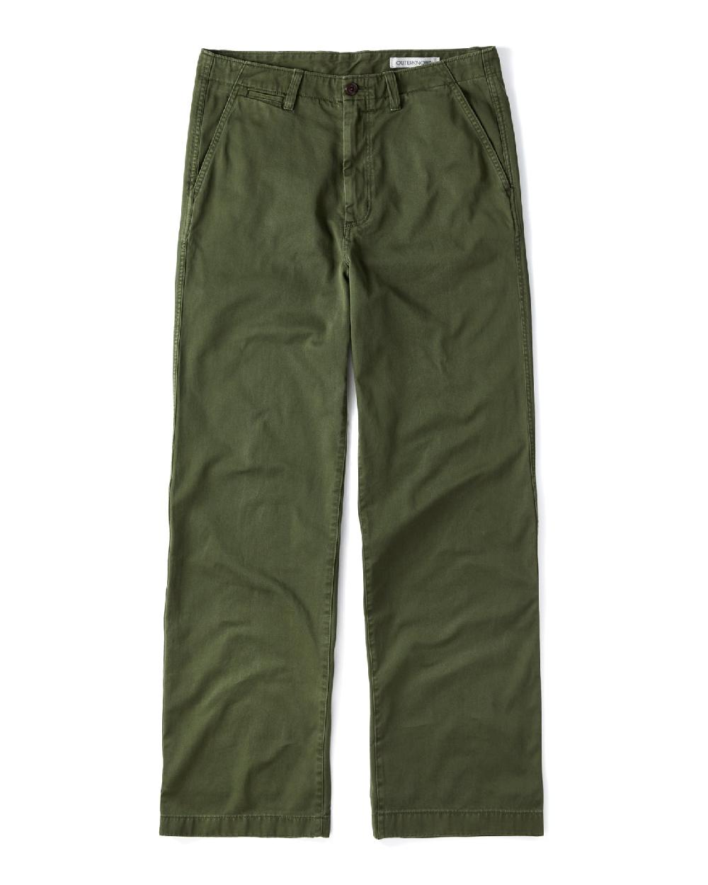outerknown Nomad Baggy Chino Black Olive