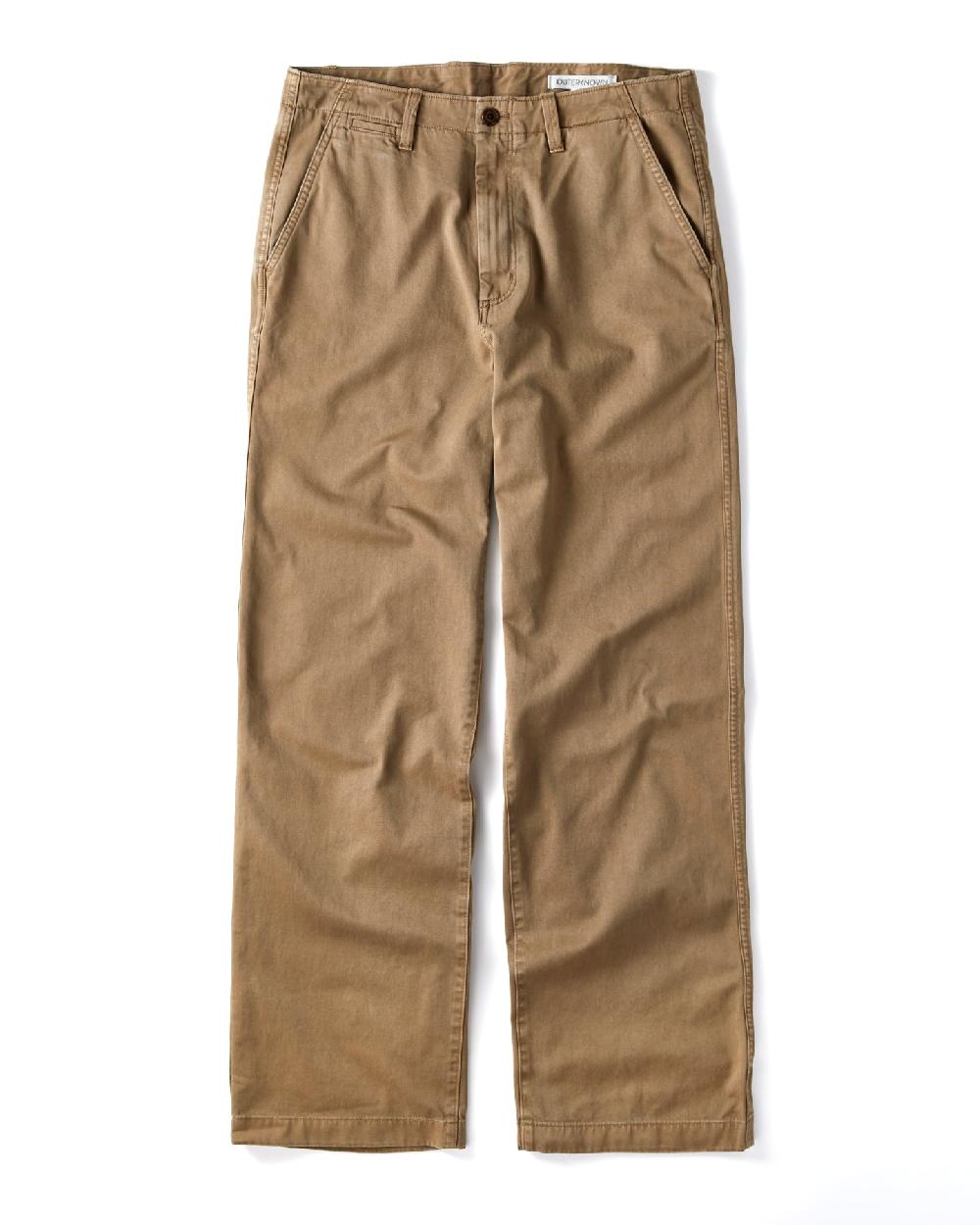 outerknown Nomad Baggy Chino Chestnut