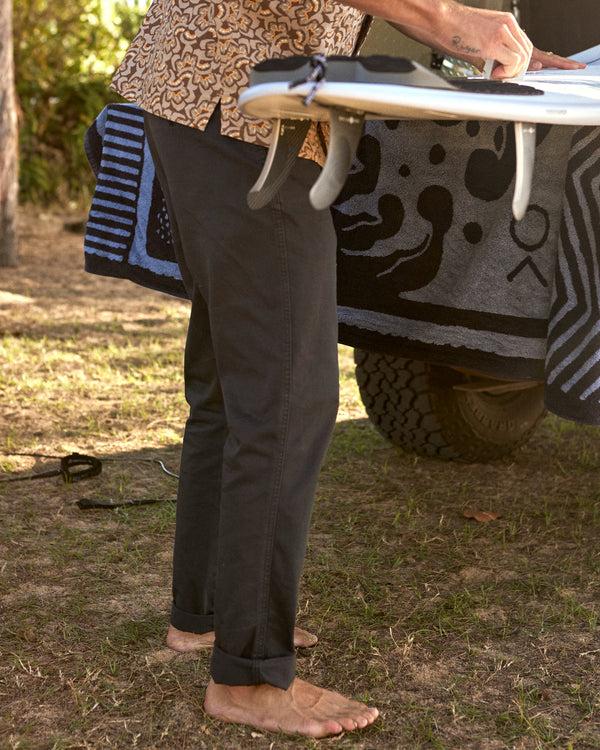 Outerknown Nomad Chino Washed Black