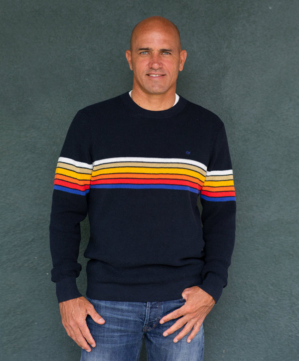 Outerknown Nostalgic Sweater OK Black Rainbow