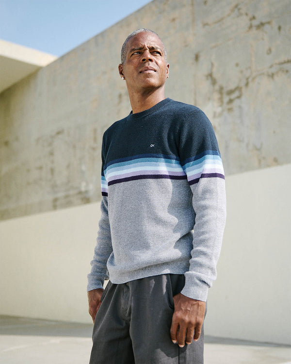 Outerknown Nostalgic Sweater OK Lilac Rainbow