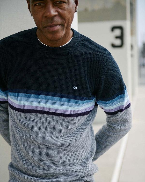 Outerknown Nostalgic Sweater OK Lilac Rainbow