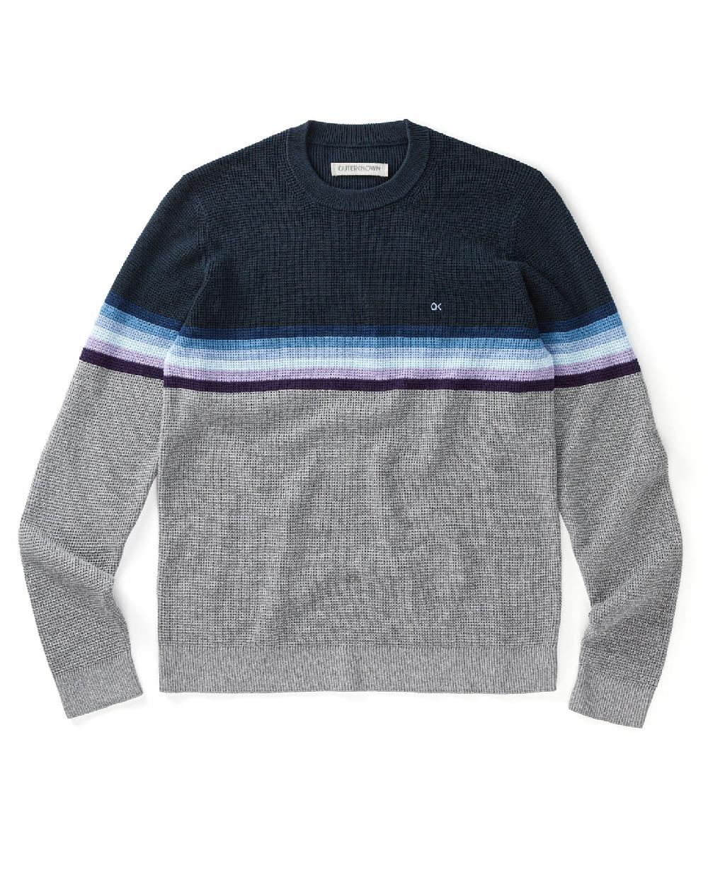 outerknown Nostalgic Sweater OK Lilac Rainbow