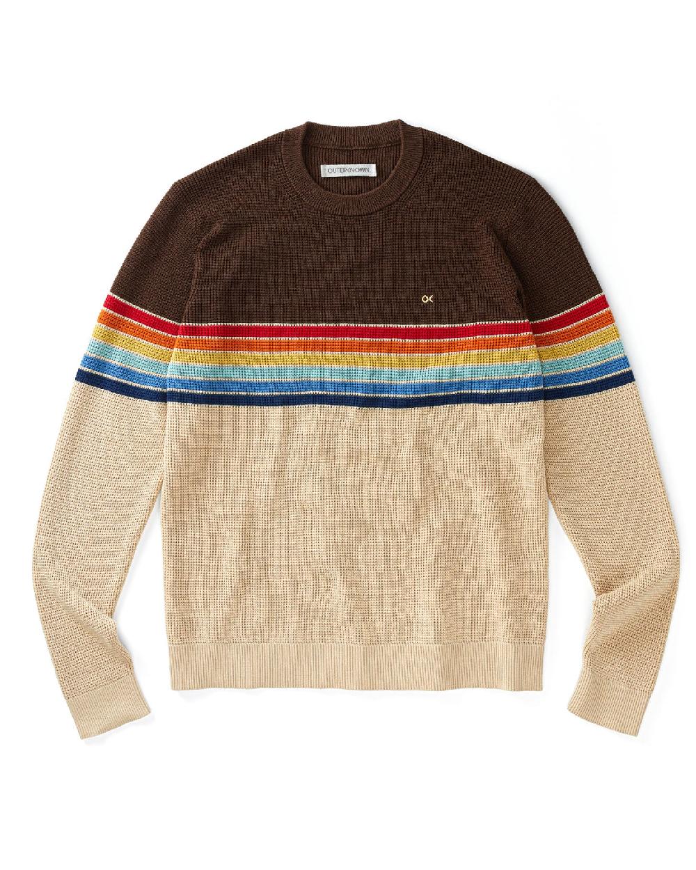outerknown Nostalgic Sweater OK Warm Rainbow