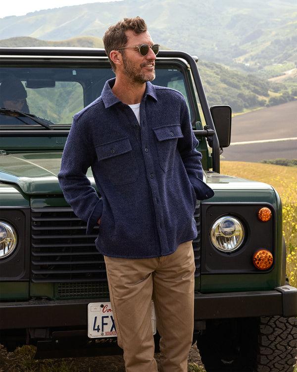 Outerknown Odyssey CPO Jacket Heather Marine