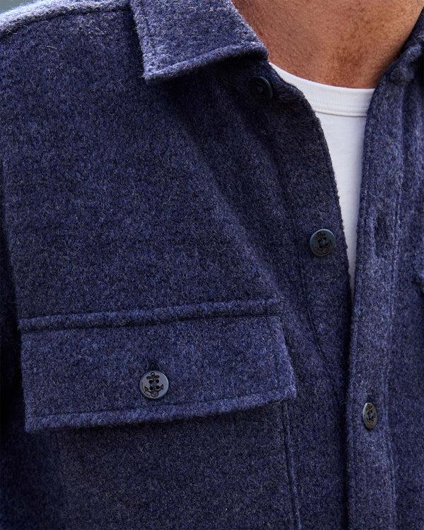 Outerknown Odyssey CPO Jacket Heather Marine