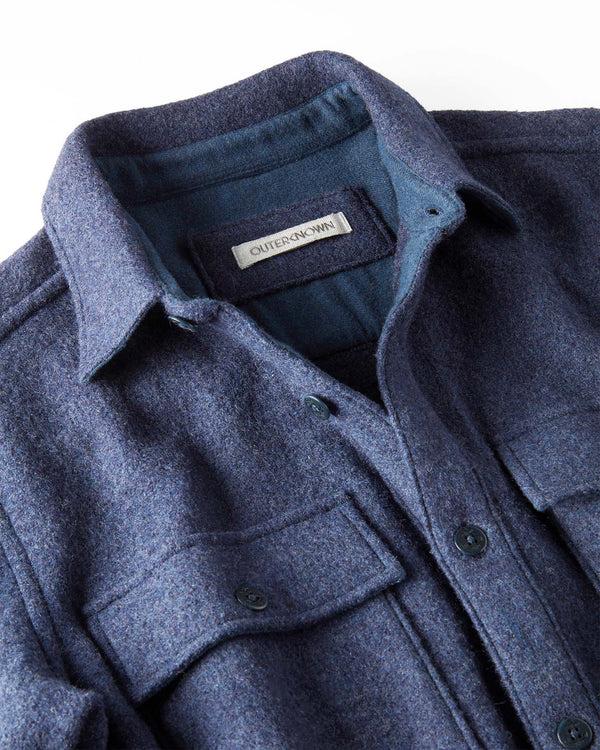 Outerknown Odyssey CPO Jacket Heather Marine
