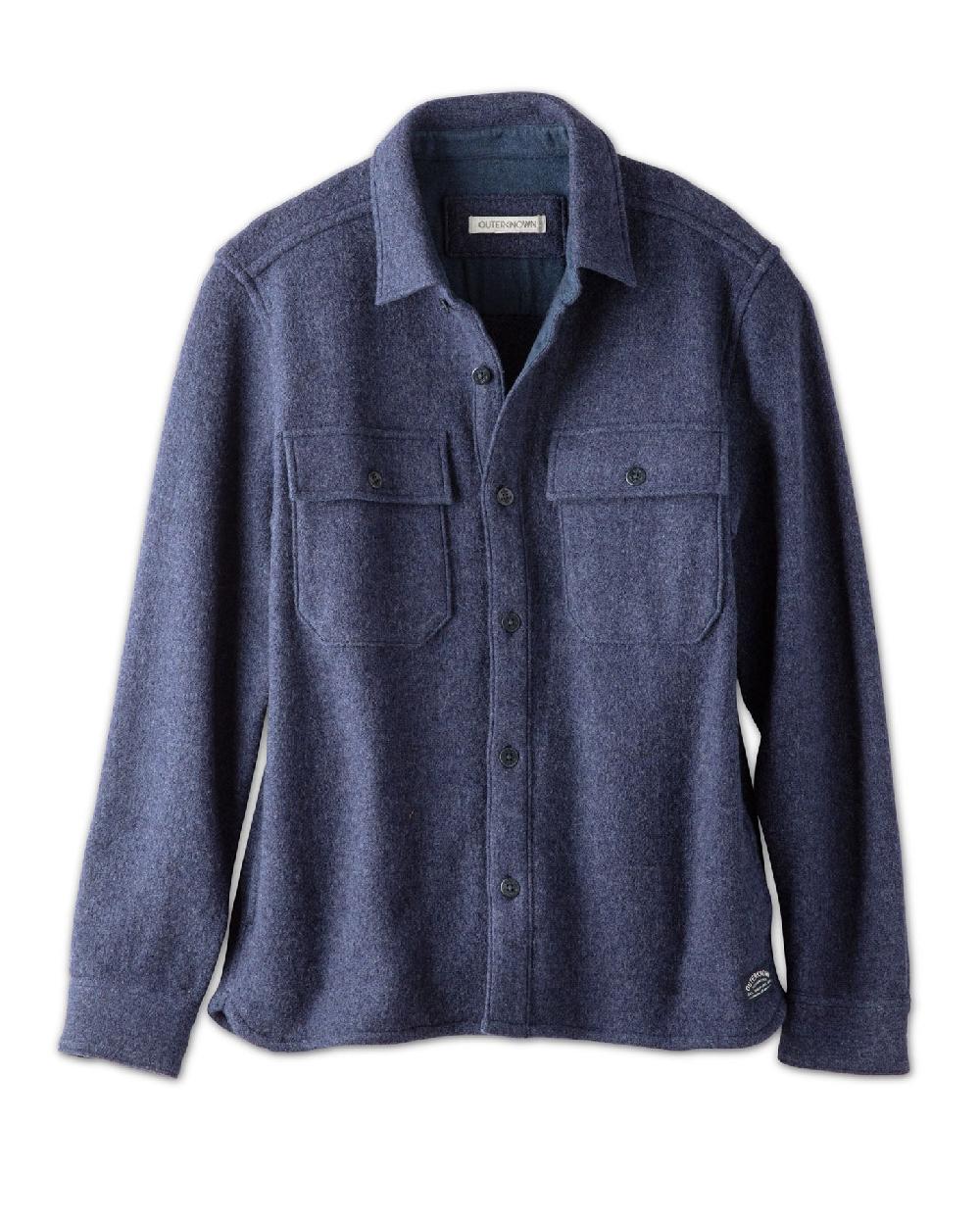 outerknown Odyssey CPO Jacket Heather Marine