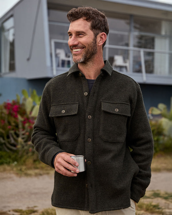 Outerknown Odyssey CPO Jacket Heather Olive