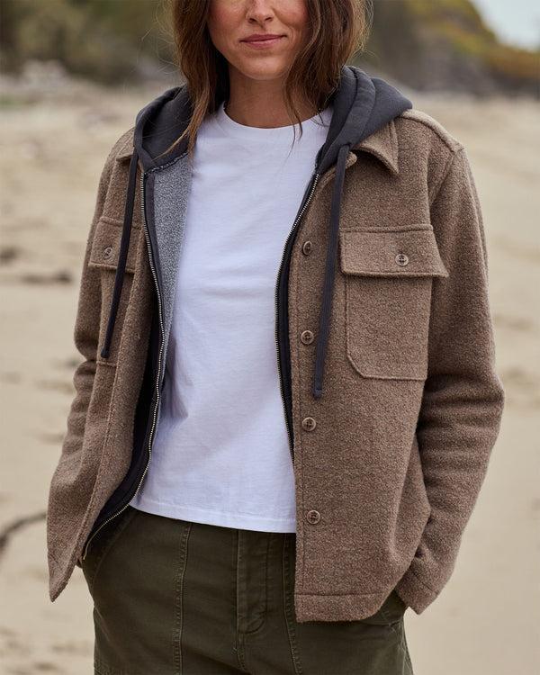 Outerknown Odyssey CPO Shirt Jacket Heather Beige