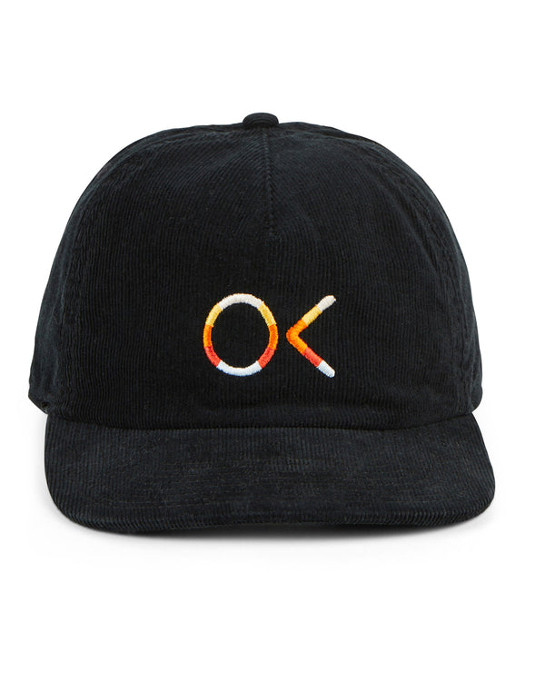 Outerknown OK Nostalgic Cord 5-Panel Pitch Black
