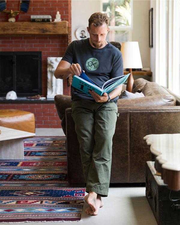 Outerknown OK Pattern Dot Tee Charcoal