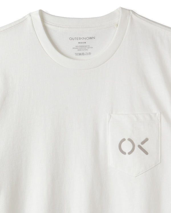 Outerknown OK Stencil Pocket Tee Salt