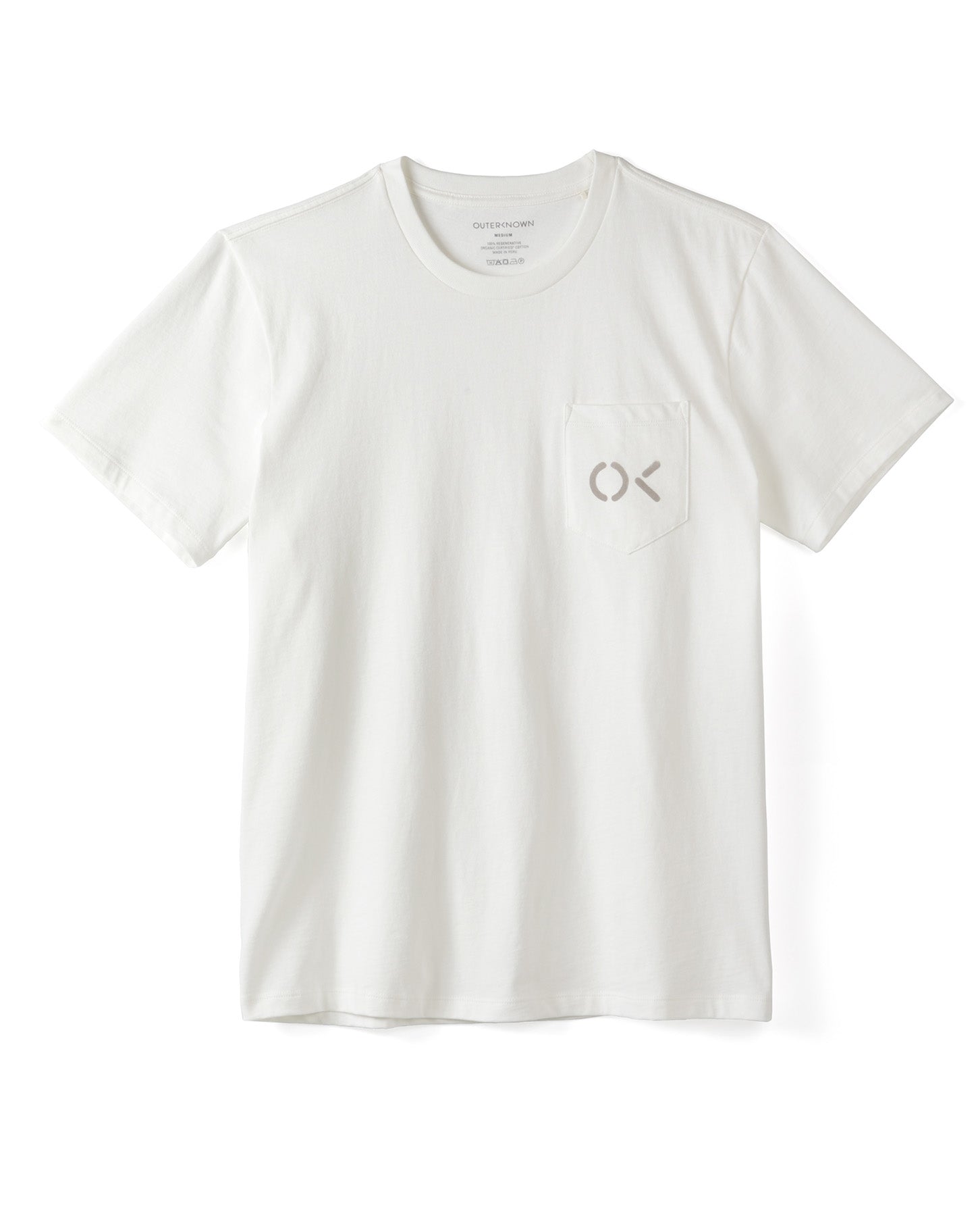 outerknown OK Stencil Pocket Tee Salt