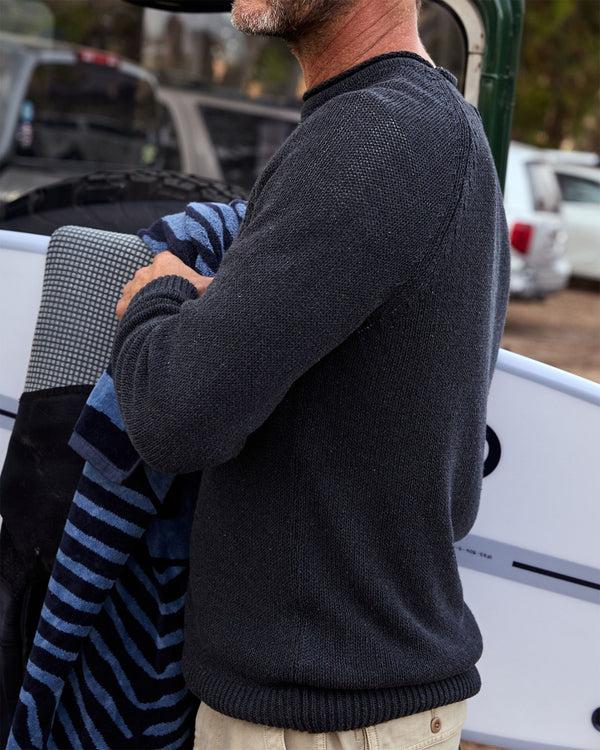 Outerknown Pacifica Sweater Washed Black