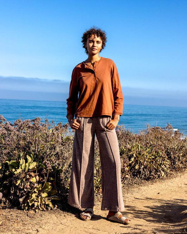 Outerknown Saltwater Slub Henley Copper