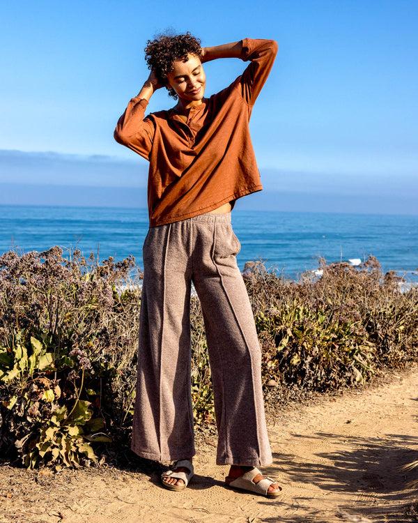 Outerknown Saltwater Slub Henley Copper