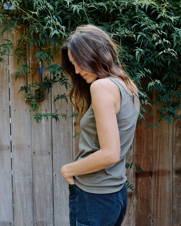 Outerknown Saltwater Slub Tank Dusty Marsh