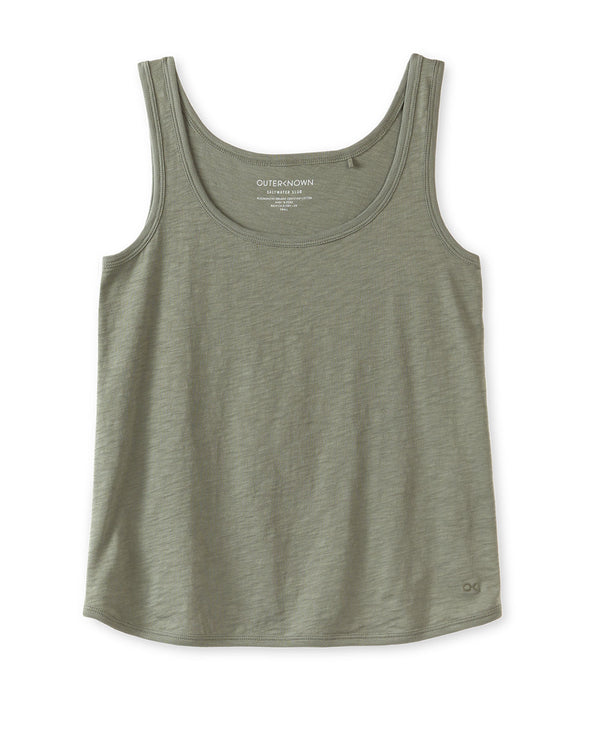 Outerknown Saltwater Slub Tank Dusty Marsh